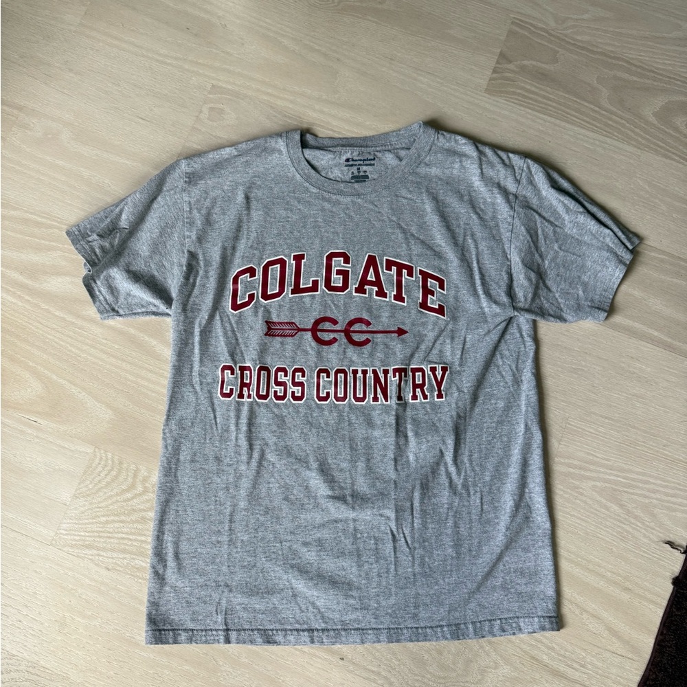 Colgate Cross Country Gray Short Sleeve Tee